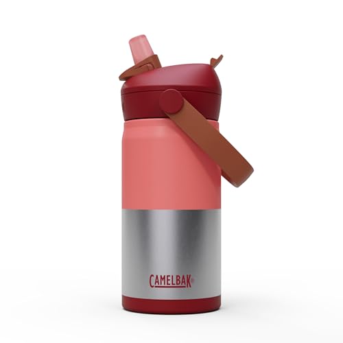 Thrive Flip Straw Kids Stainless Steel Bite Valve Water Bottle