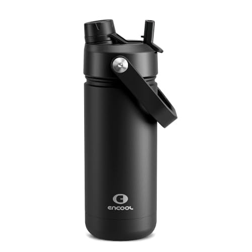 Insulated Water Bottle with Straw Stainless Steel Water Bottle