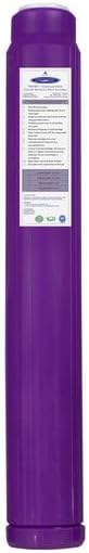 Crystal Quest SMART + Calcium GAC Fluoride Reduction Water Filter Cartridge - 1 Micron - Coconut Shell GAC - Eagle Redox Alloy - Reduces Fluoride & Contaminants - 2-7/8” x 20”
