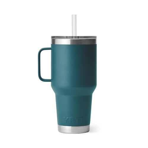 Rambler 35 oz Tumbler with Handle and Straw Lid