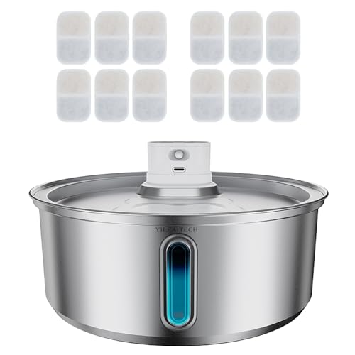 Wireless Cat Water Fountain Stainless Steel