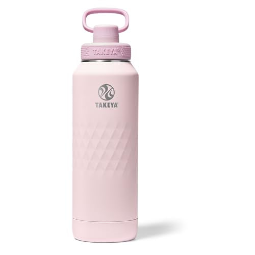 Sport Triple Insulated Water Bottle with Spout Lid and Ice Blocker