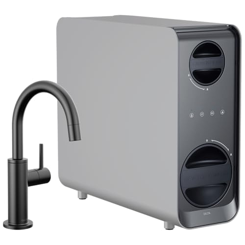 Faucet Clarifi Under Sink Reverse Osmosis Water Filter System with Matte Black Contemporary Beverage Dispenser Faucet
