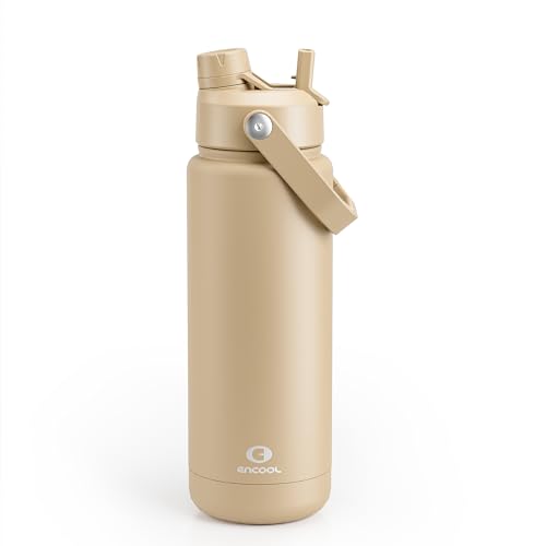 Insulated Water Bottle with Straw Stainless Steel Water Bottle