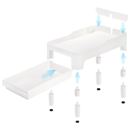 Raised Pet Feeder Stand for Cats and Dogs Neck Health