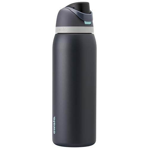 FreeSip Stainless Steel Water Bottle 40 oz Foggy Tide