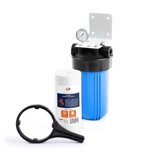 Whole House Water Filter System for Well Water with 5 Micron 10x4.5 Purification Reducing Sediment Cartrige