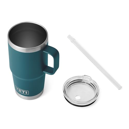 Rambler 25 oz Tumbler with Handle and Straw Lid