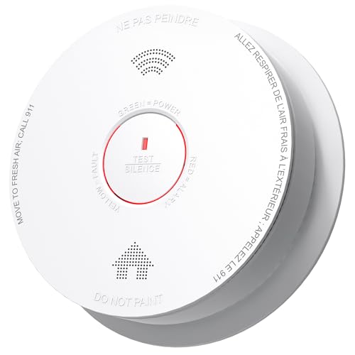 Siterlink Smoke Detector Carbon and Monoxide Detector Combo 1 Pack