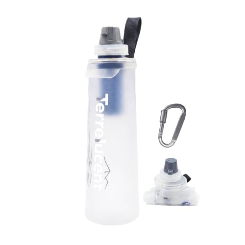 Collapsible Water Filter Bottle with Carabiner