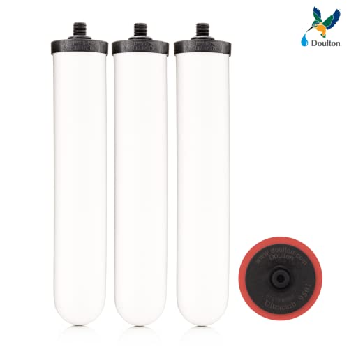 W9123053 ¦ 10" UltraCarb ¦ Authentic Drinking Water Ceramic Replacement Candle Element Filter ¦ 9501 ¦ White ¦ NSF Certified ¦ BSP Thread ¦