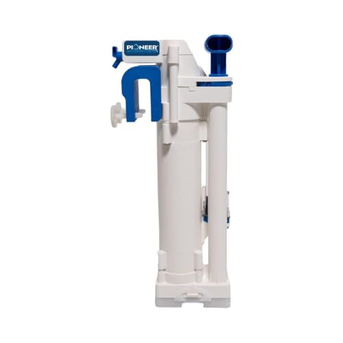 Outdoor Water Filtration System. Bucket Pump Purifier Produces Clean Water for Backpacking