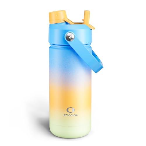 Insulated Water Bottle with Straw Stainless Steel Water Bottle