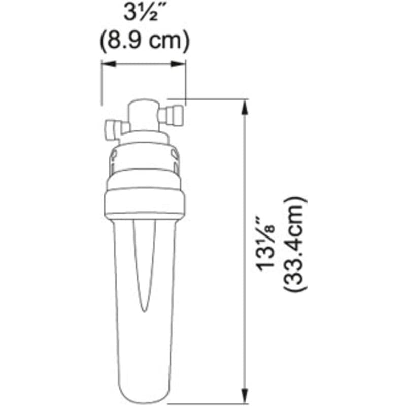 Undersink Water Filtration Canister with FRC06 Filter