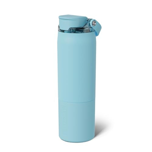 Rise 25oz Water Bottle With 100% Leakproof Covered Silicone Straw