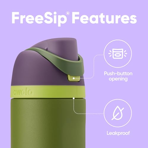 Marvel FreeSip Stainless Steel Water Bottle 24 oz Hulk