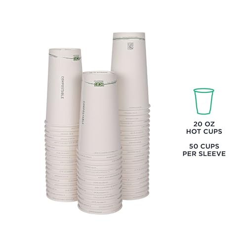GreenStripe Disposable Paper Hot Cups (1000 Count)