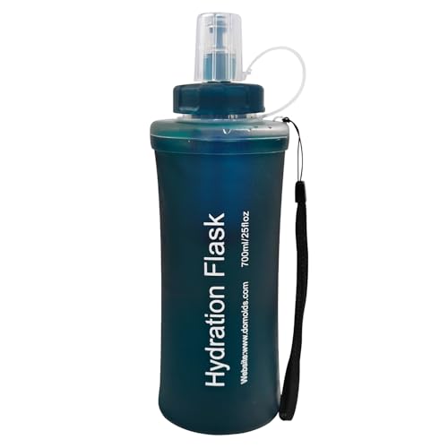 Collapsible Water Bottle with Filter for Travel Hiking Camping 700ML