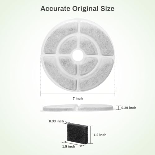 6 Pack Replacement Filters for 2.5Gal