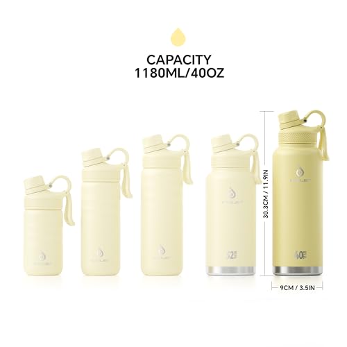 40oz Stainless Insulated Bottle with 2 Leak