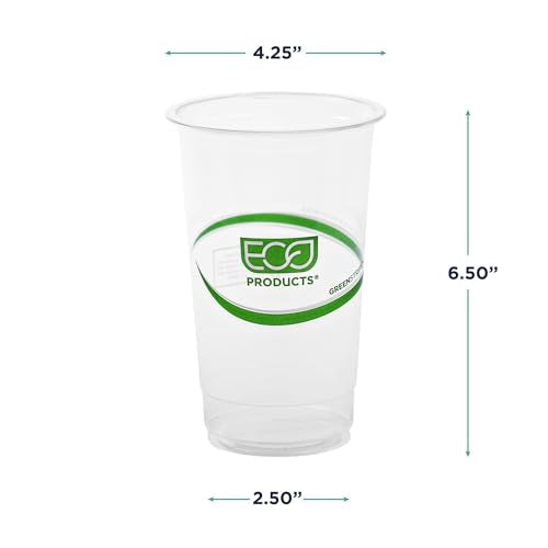 GreenStripe Clear Disposable Cold Cups (50 Count)
