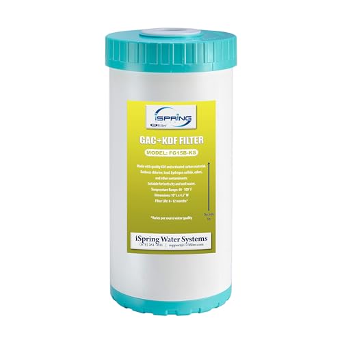 FG15B KS GAC+KDF Water Filter Replacement for WGB21B