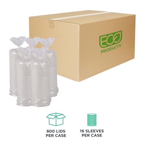 Eco Products Compostable Coffee Cup Lids (800 Count)