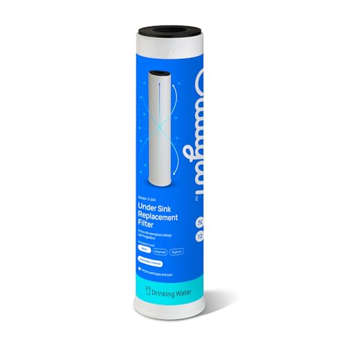 D 20 Undersink Water Filter Replacement Cartridge for Water Filtration System