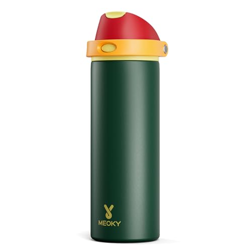 24 oz Insulated Water Bottle with Straw