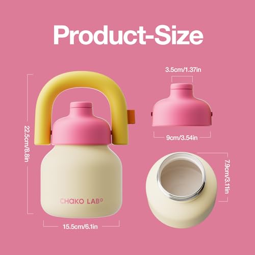 Water Bottle with Straw and Carry Handle 33oz