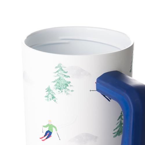 40oz Leak Proof Ceramic Lined Tumbler with Handle