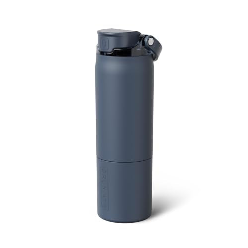 Rise 25oz Water Bottle With 100% Leakproof Covered Silicone Straw