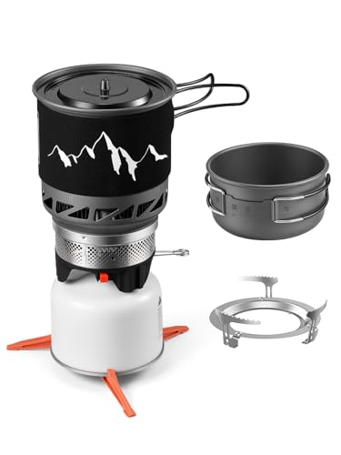 Heat Exchanger Backpacking and Camping Stove System