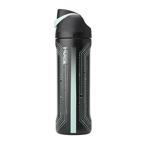 Tron FreeSip Stainless Steel Water Bottle 24 oz Black