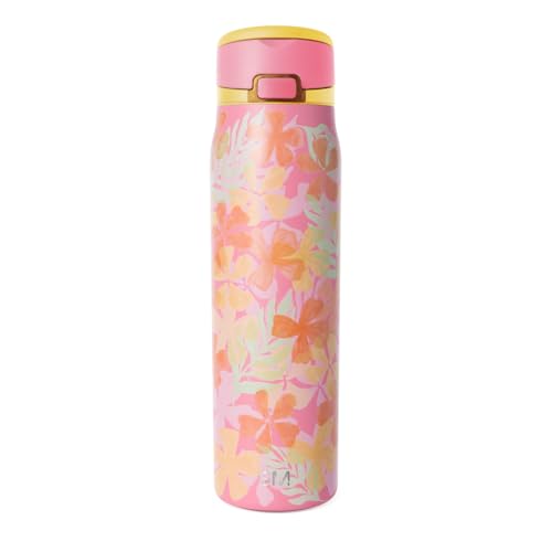 Water Bottle with Straw & Handle