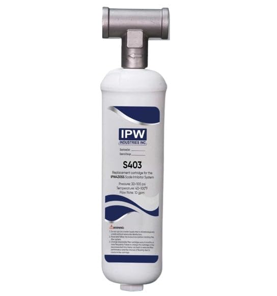 IPW430SS) Whole House Scale Inhibition Water Treatment System