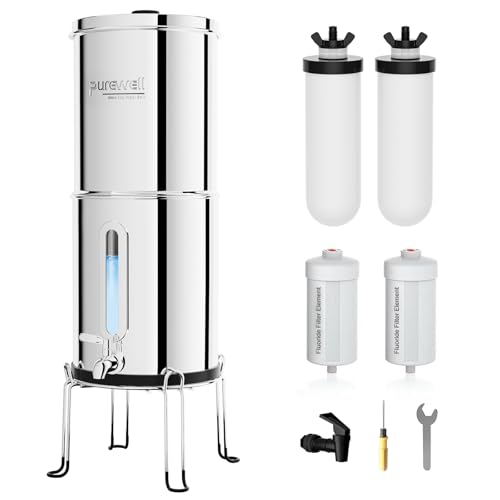 2.25G Gravity Water Filter System with Water Level Window