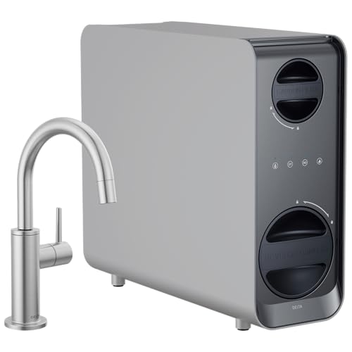 Faucet Clarifi Under Sink Reverse Osmosis Water Filter System with Arctic Stainless Contemporary Beverage Dispenser Faucet