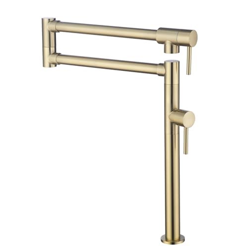 Brass Pot Filler Faucet Deck Mount