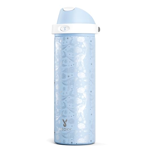 24 oz Insulated Water Bottle with Straw