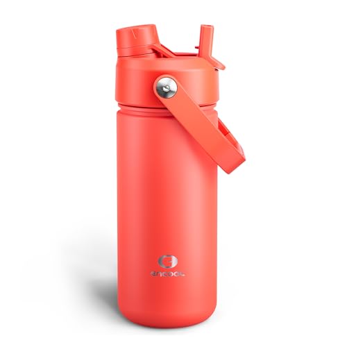 Insulated Water Bottle with Straw Stainless Steel Water Bottle