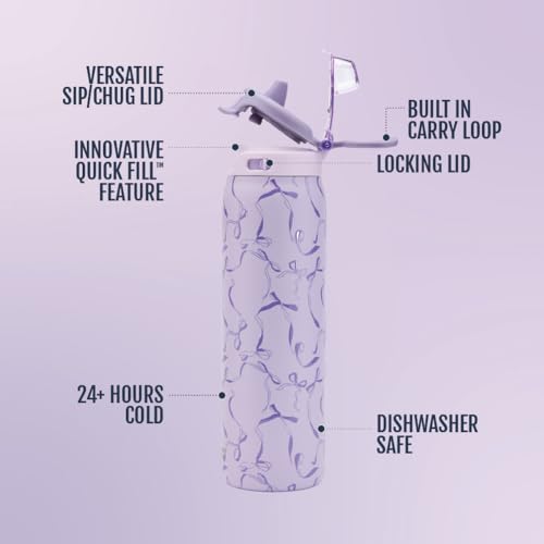Pop & Fill 22oz Stainless Water Bottle