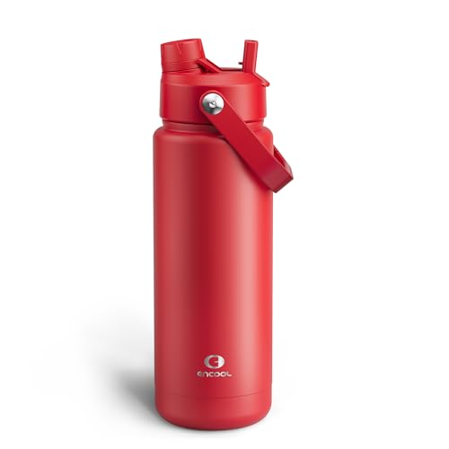 Insulated Water Bottle with Straw Stainless Steel Water Bottle