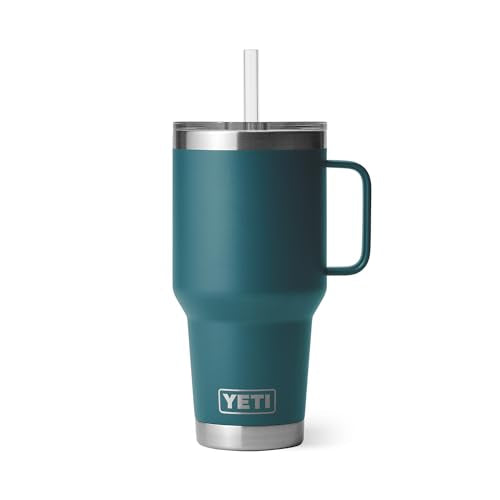 Rambler 35 oz Tumbler with Handle and Straw Lid