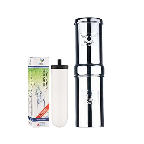 British Berkefeld 0.26 Gal Stainless Steel Gravity Water Filter System