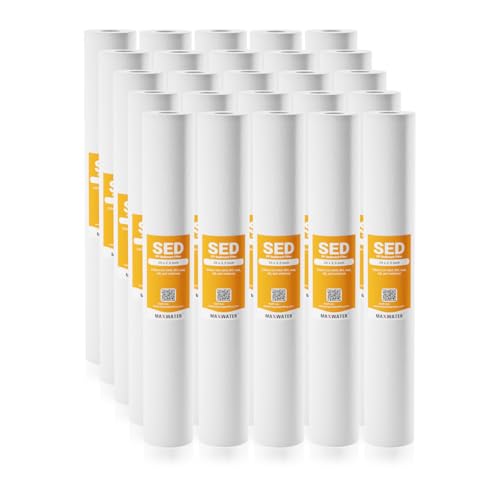 1 Micron 20 x 2.5 Whole House Sediment Water Filter Melt (25 Count)