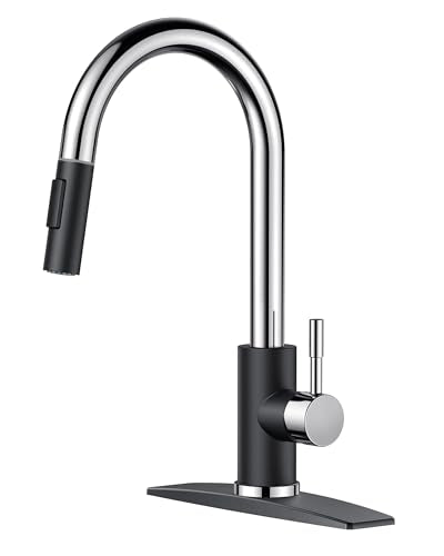 Kitchen Sink Faucet with Pull Down Sprayer