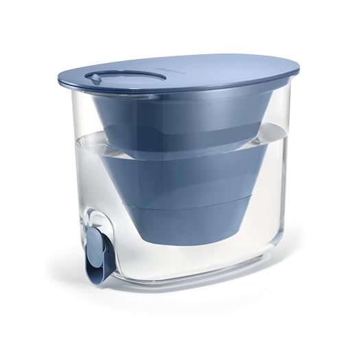 Home — High-Capacity Water Filter Dispenser, 35-Cup, Stormy Blue, BPA-Free Designed for Everyday Protects Against Bacteria, Parasites, Microplastics, PFAS, Lead, and Improves Taste