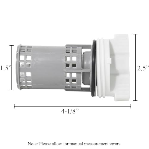 DC97 16991B Washing Machine Drain Pump Filter Compatible with Samsung Washing Machine WF42H5600AW