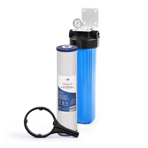 Whole House Water Filter System for Well Water with 20x4.5 Anti